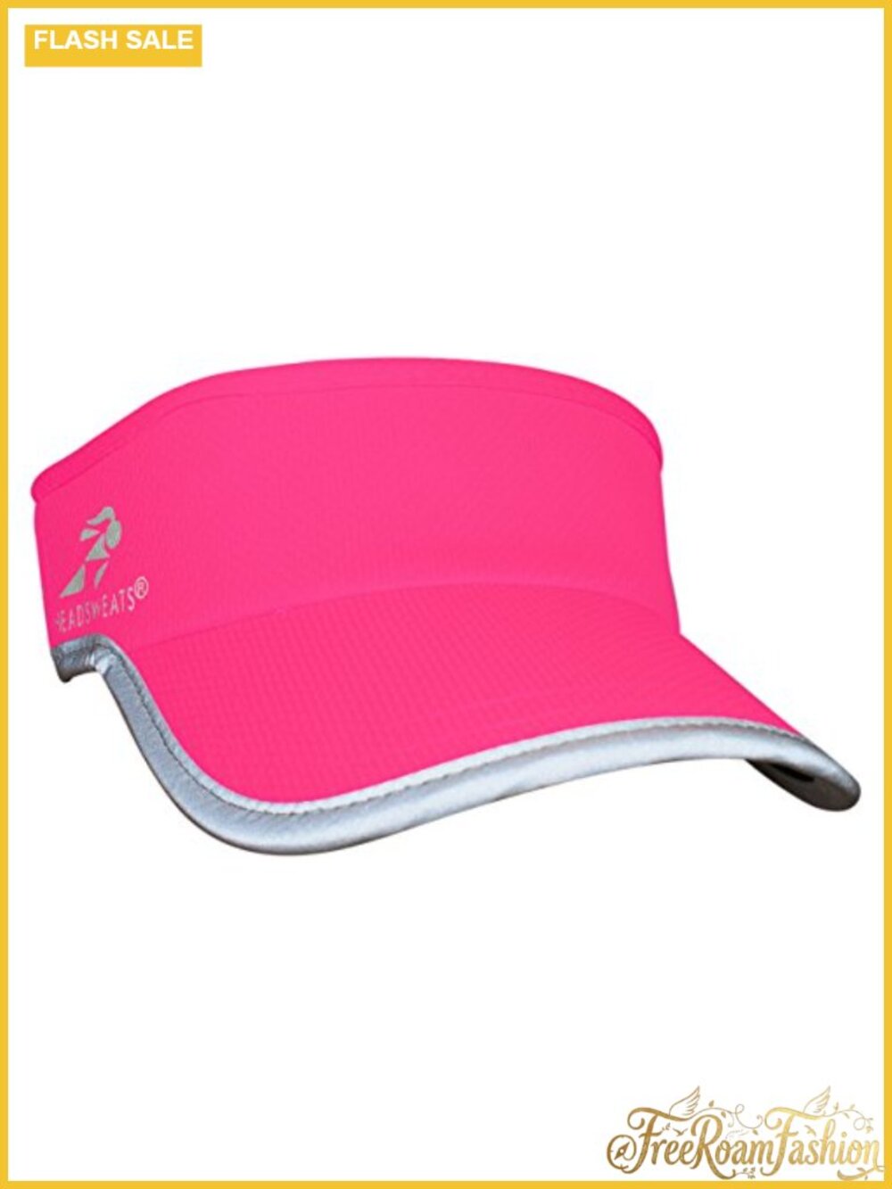 Lightweight Performance Running Reflective Visor Moisture Wicking Elastic